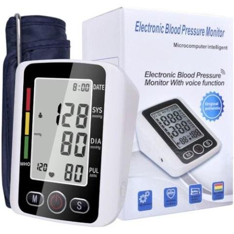 Electronic & Digital Blood Pressure Monitor with Voice Function