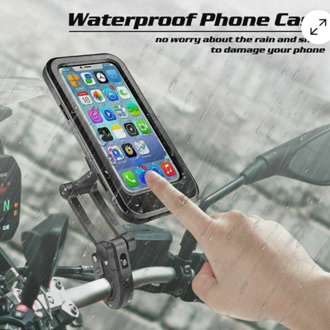 Waterproof Bike Phone Holder 360°Rotation